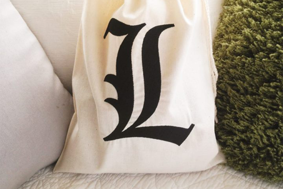 Blackletter Letter L: A Stylish Embroidery Design for Real Projects