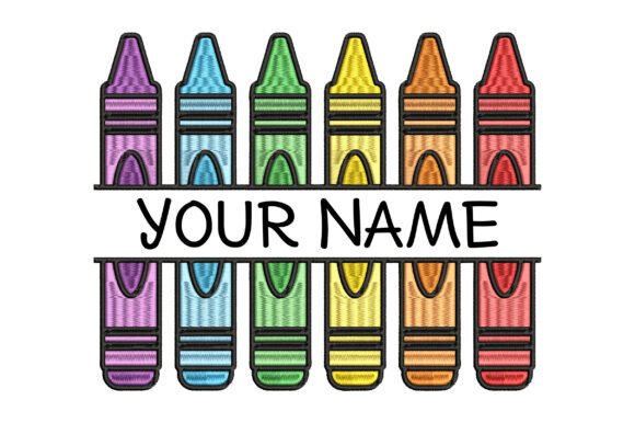 Colorful Crayons Embroidery Design Review