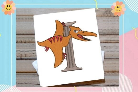 Dinosaur Monogram Alphabet Letter I Review