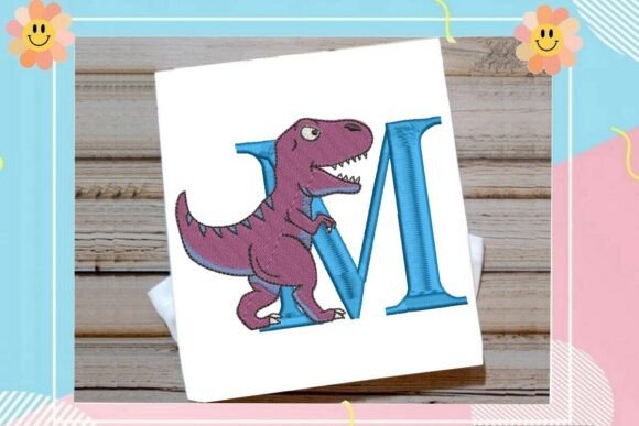 Dinosaur Monogram Alphabet Letter M Review for Real Projects