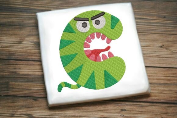 Fun Monster Alphabet Letter C Embroidery Design Review