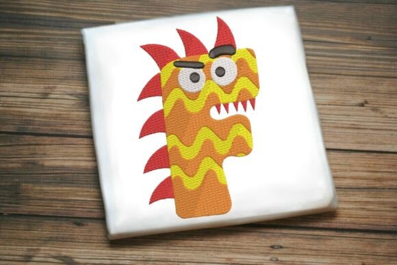 Fun Monster Alphabet Letter F Embroidery Design Review