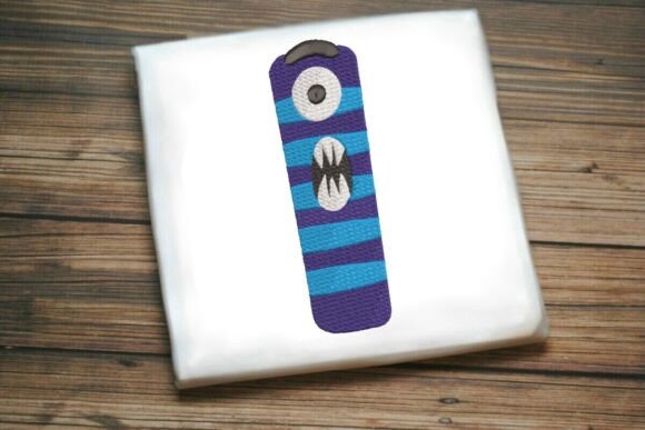 Fun Monster Alphabet Letter I: A Playful Embroidery Design for Boutique Sweatshirts
