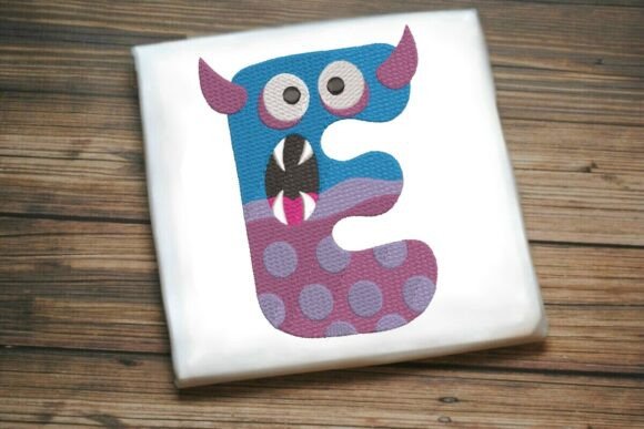 Monster Alphabet E Embroidery Design Review for Seasonal Products