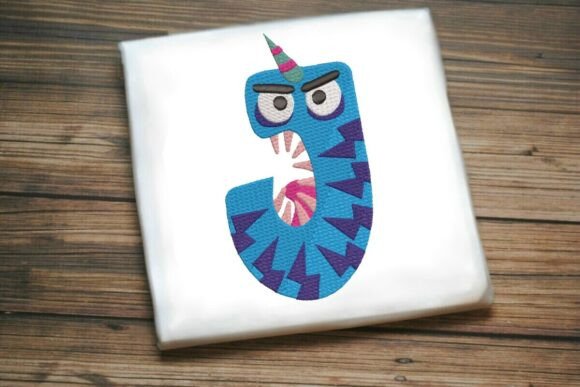 Monster Alphabet Letter J Embroidery Design Review