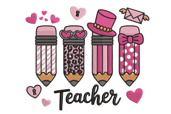 Pink Pencils Teacher – Cute School Design Review