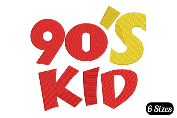 Retro 90s Kid Embroidery: A Nostalgic Touch for Handmade Gifts