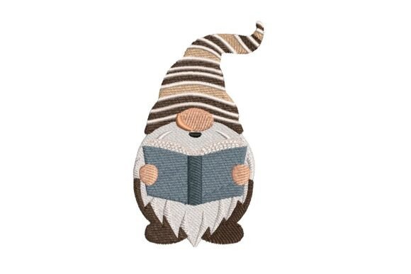 Scholarly Boho Gnome: A Must-Have for Seasonal Embroidery Projects
