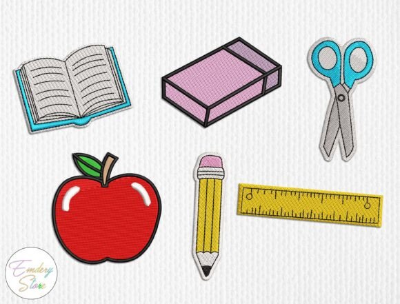 School Supplies Embroidery Patch Set Review: Practical Design for Real Projects