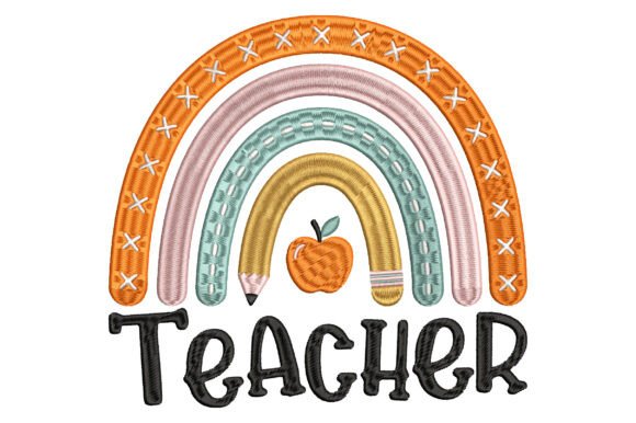 Teacher Rainbow Embroidery Review: A Playful Design for Real Projects