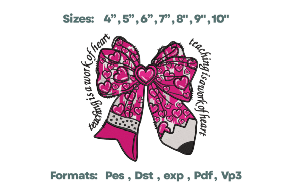 Teaching Is a Work of Heart Bow Design Review