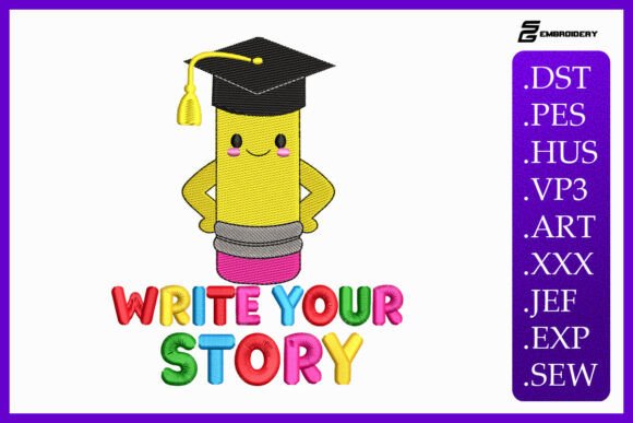 Write Your Story Baby Quote Embroidery Review